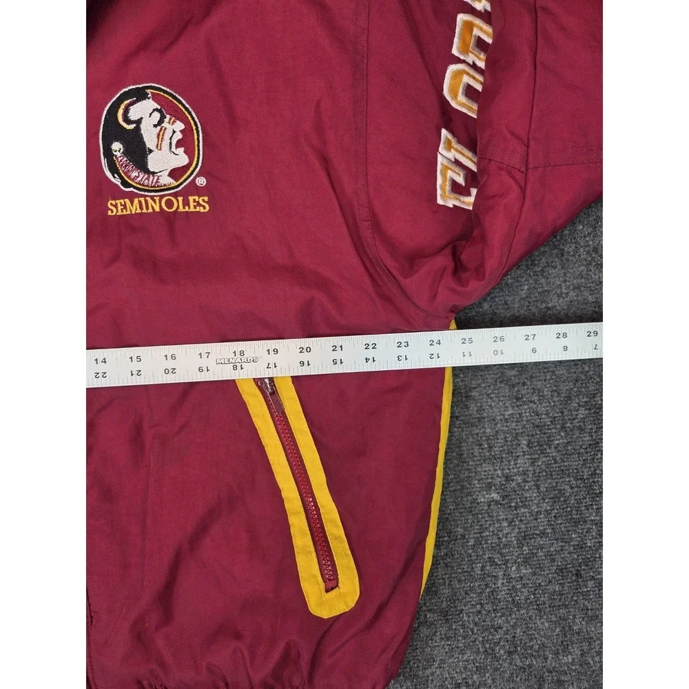 Vintage Starter Florida State Seminoles Jacket Mens Medium Red NCAA
